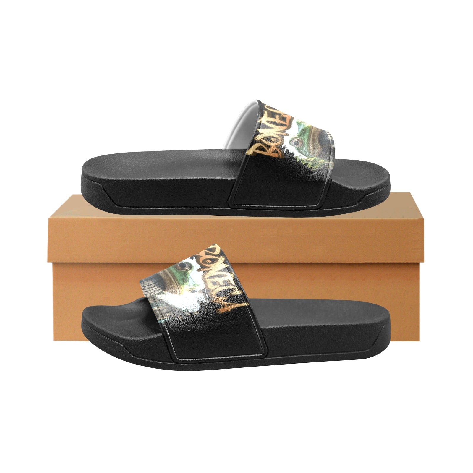 Kids Slippers | Soft Slip-On Sandals | Italian Brainrot Design (Boneca Ambalabu)