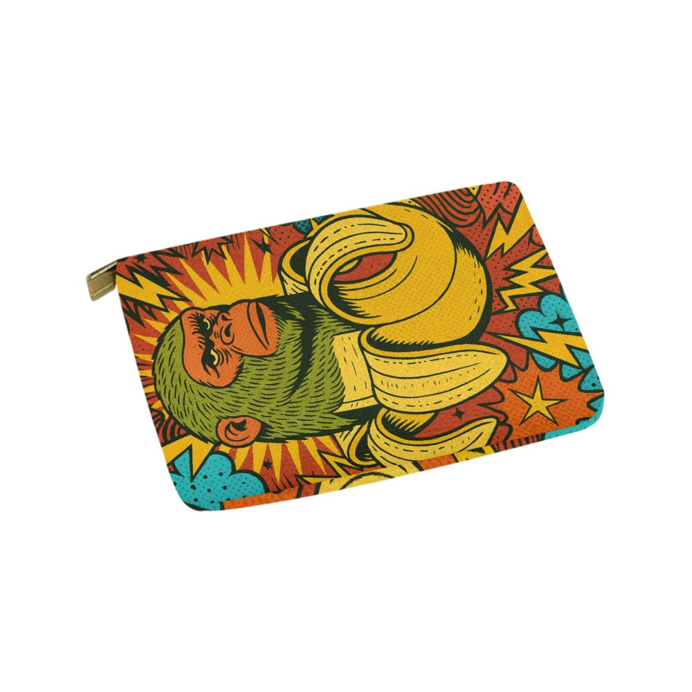 Large Pencil Case - Retro Chimpanzini Bananini, Italian Brainrot Design