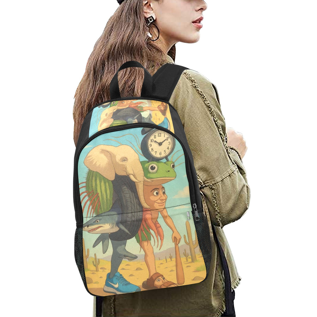 Italian Brainrot Kids Backpack | Trendy Youth Streetcore, featuring La Grande Combinasion