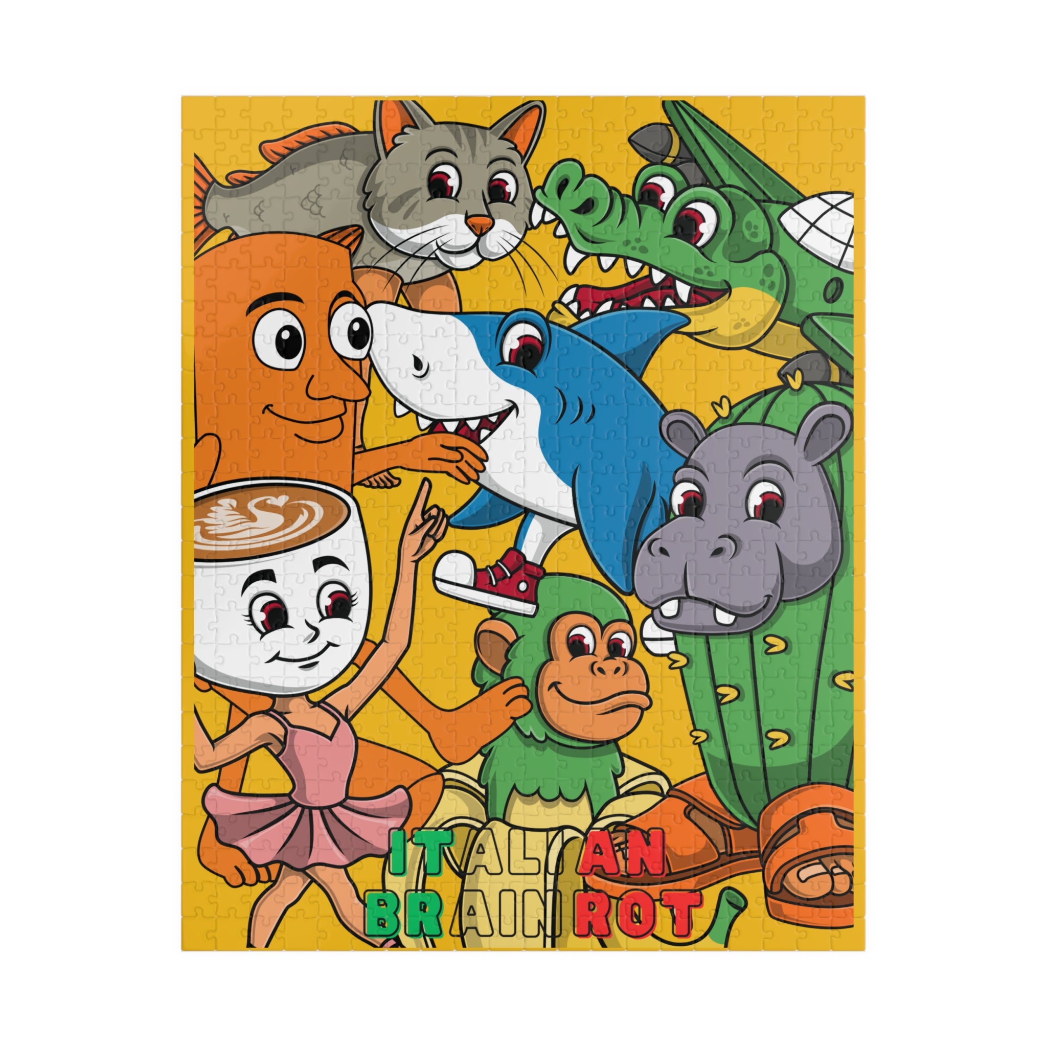 Kids Jigsaw Puzzle | Italian Brainrot | Fun Cartoon Design | Play, Solve, Frame & Display!