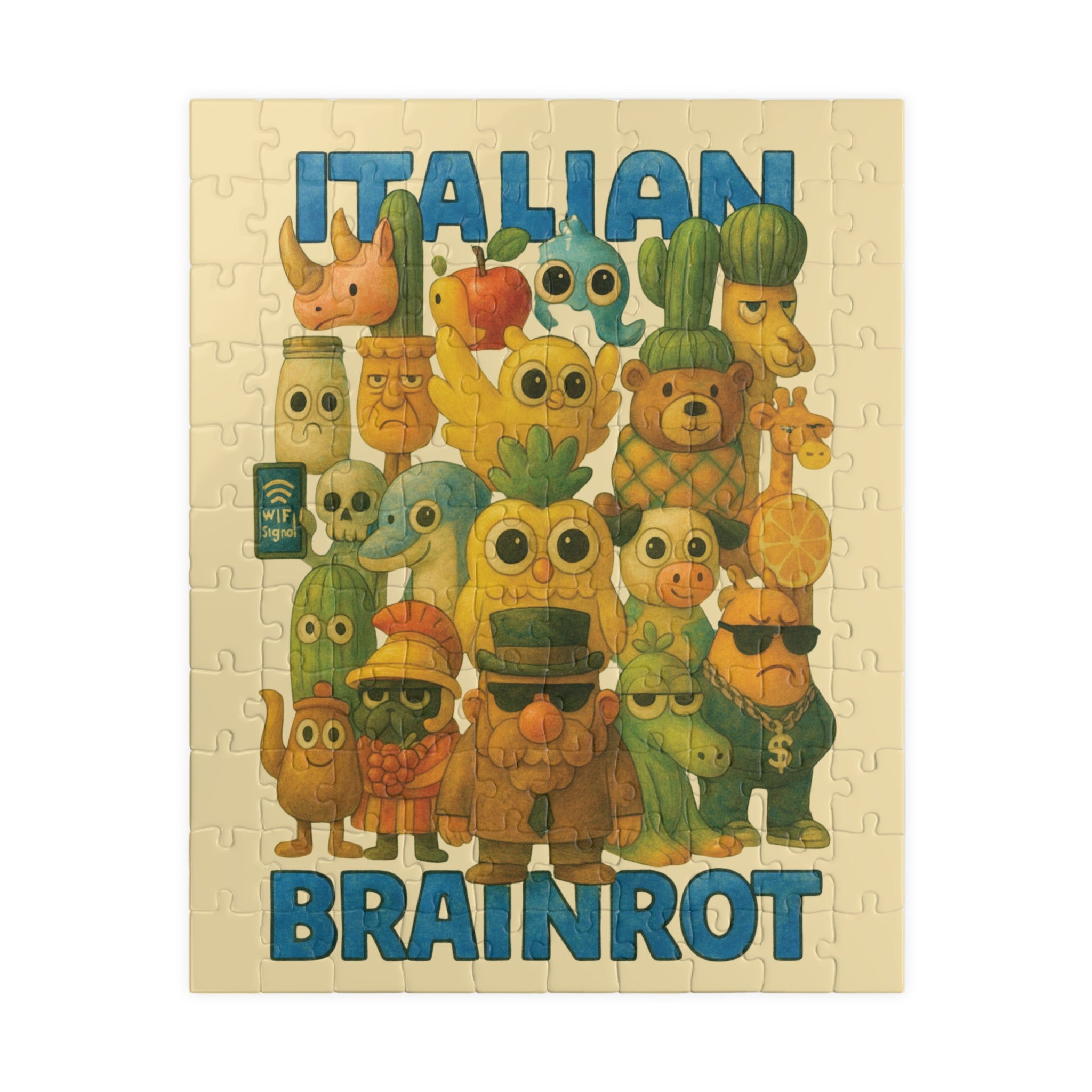 Kids Jigsaw Puzzle | Italian Brainrot | Play, Solve, Frame & Display!