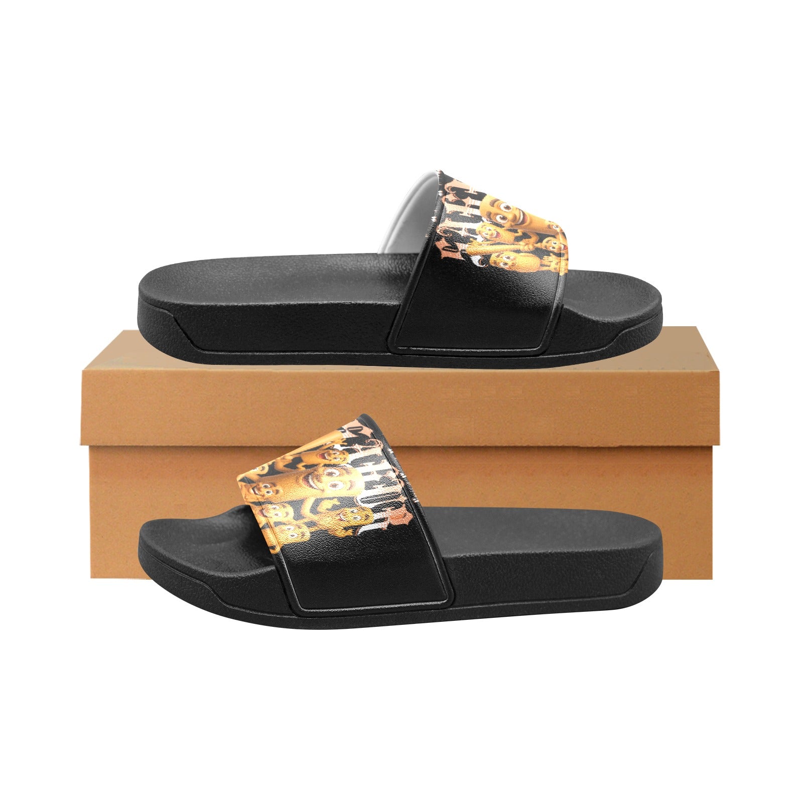 Kids Slippers | Soft Slip-On Sandals | Italian Brainrot Design | Tung Tung Tung Sahur