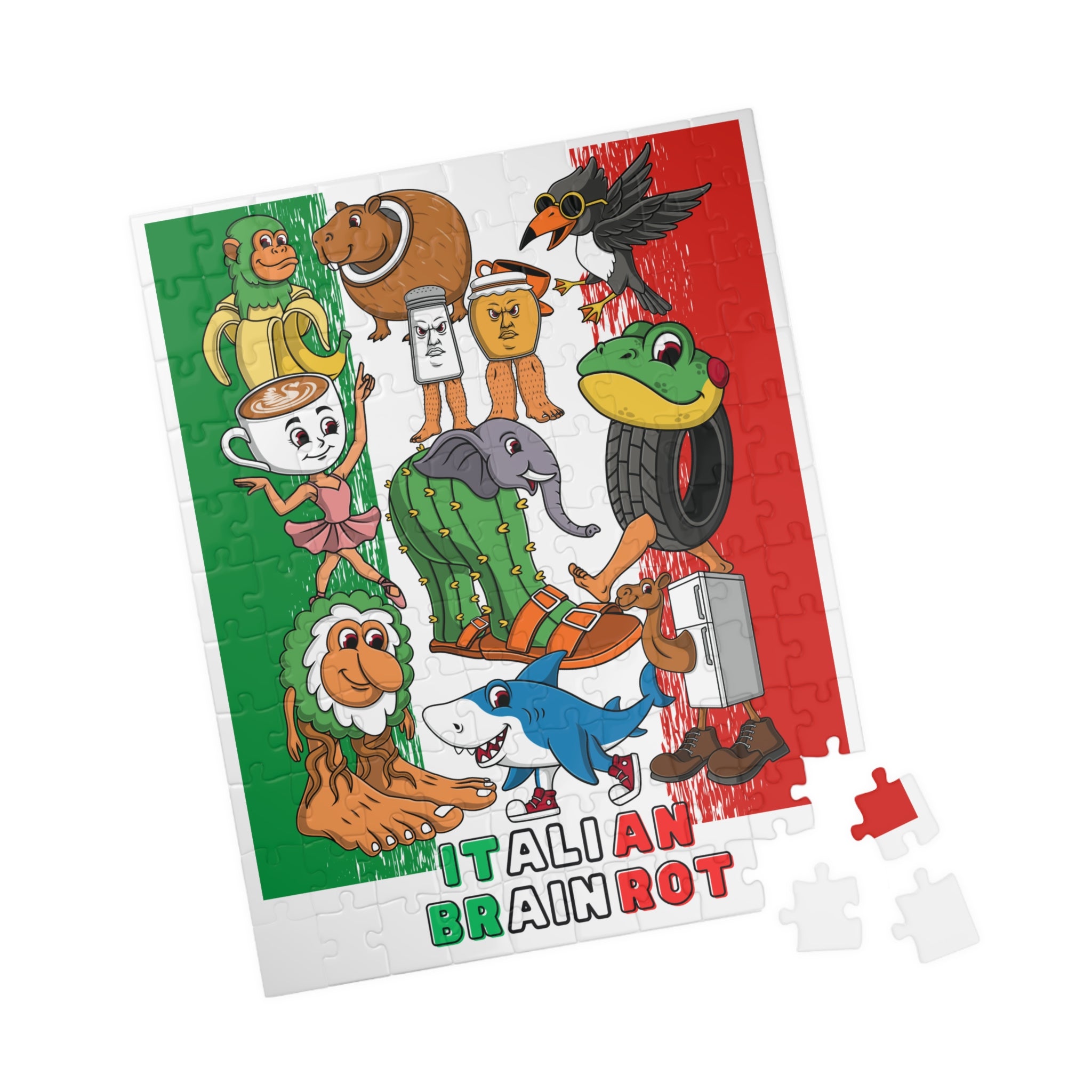 Kids Jigsaw Puzzle | Italian Brainrot | Fun Cartoon Design | Play, Solve, Frame & Display!