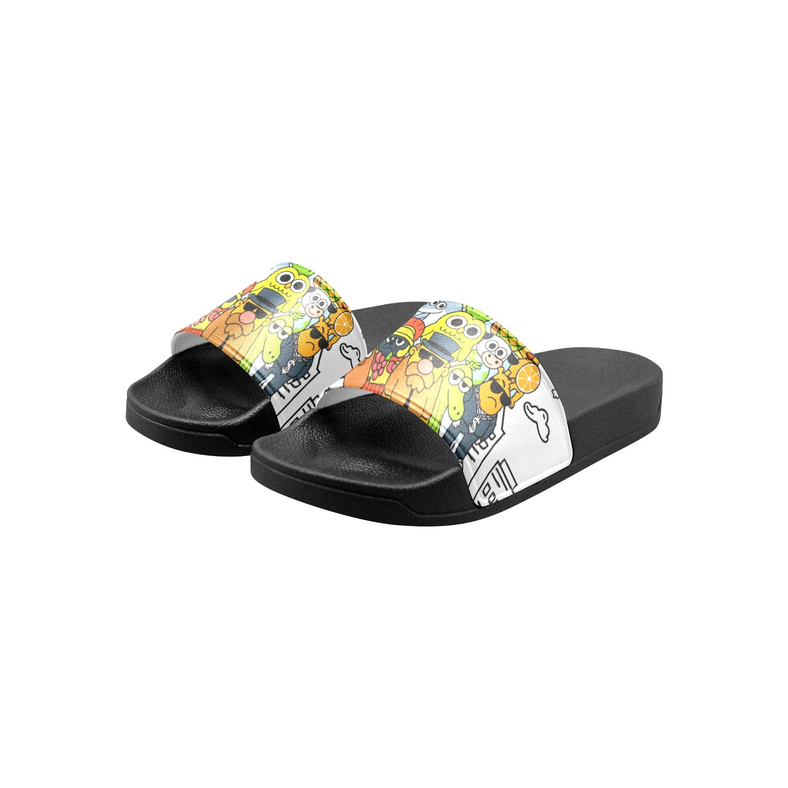 Kids Slippers | Soft Slip-On Sandals | Italian Brainrot Cartoon Design