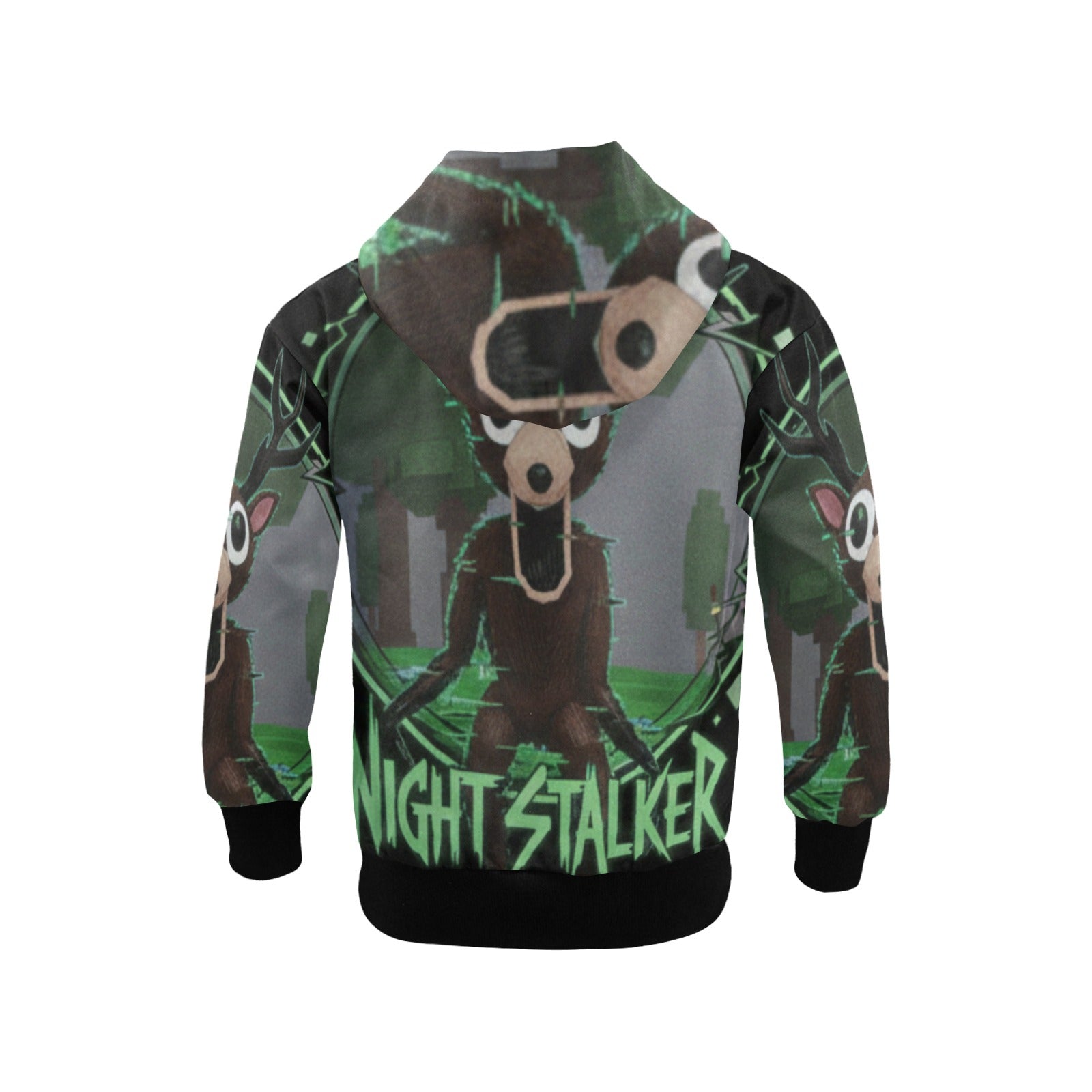 99 Nights In the Forest | Big Boys’ Zip-Up Hoodie | Trendy Street Core Zip Hoodie for Kids | Youth Graphic Hoodie | Roblox Game