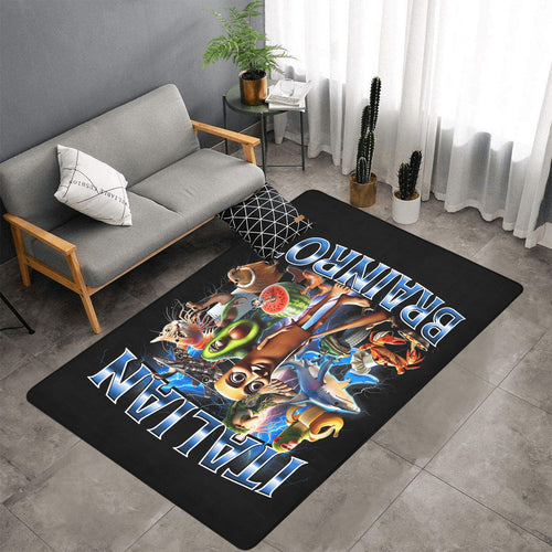 Gaming Room Area Rug | Italian Brainrot Themed | Youth Gamer Bedroom Mat