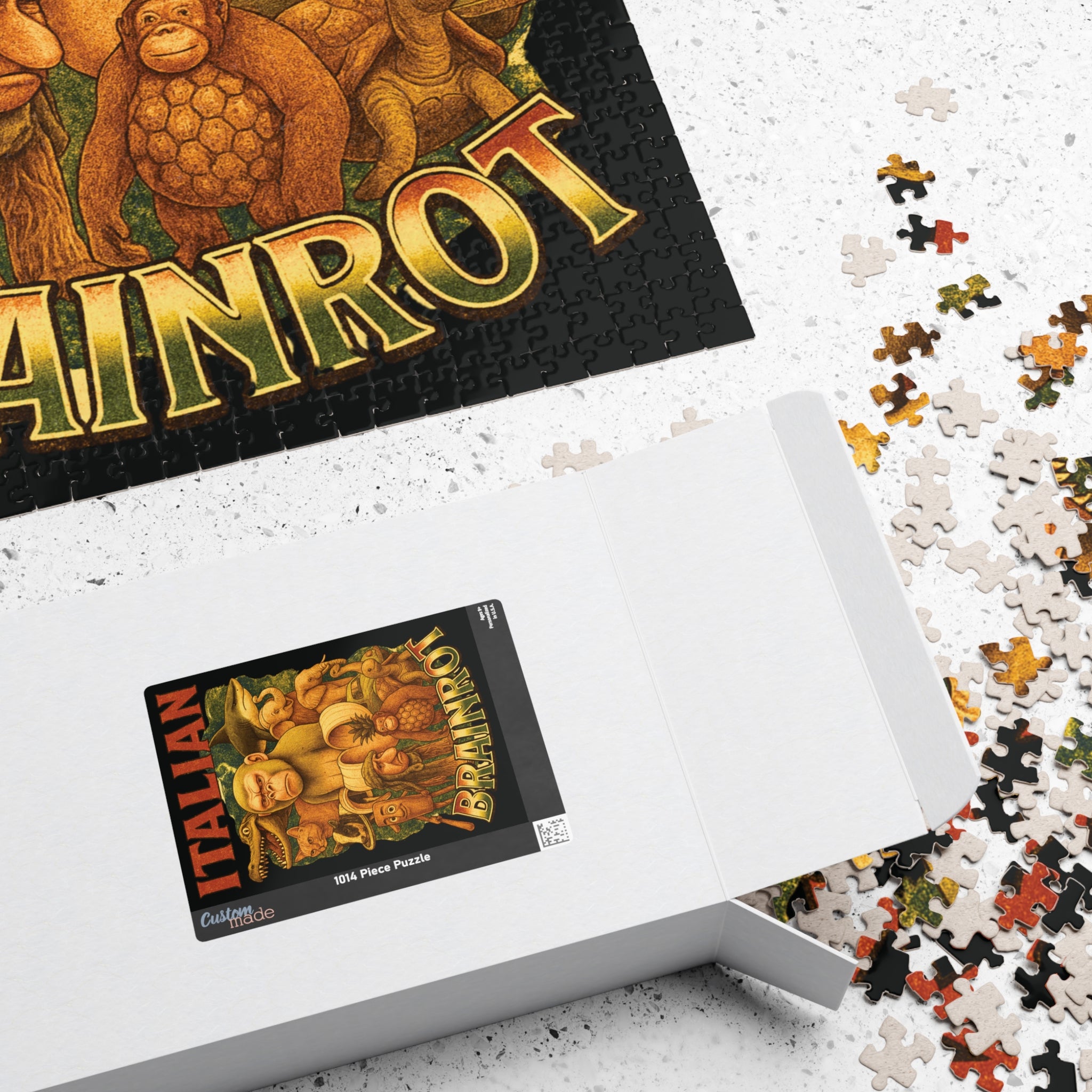 Kids Jigsaw Puzzle | Italian Brainrot | Retro Design  Play, Solve, Frame & Display!