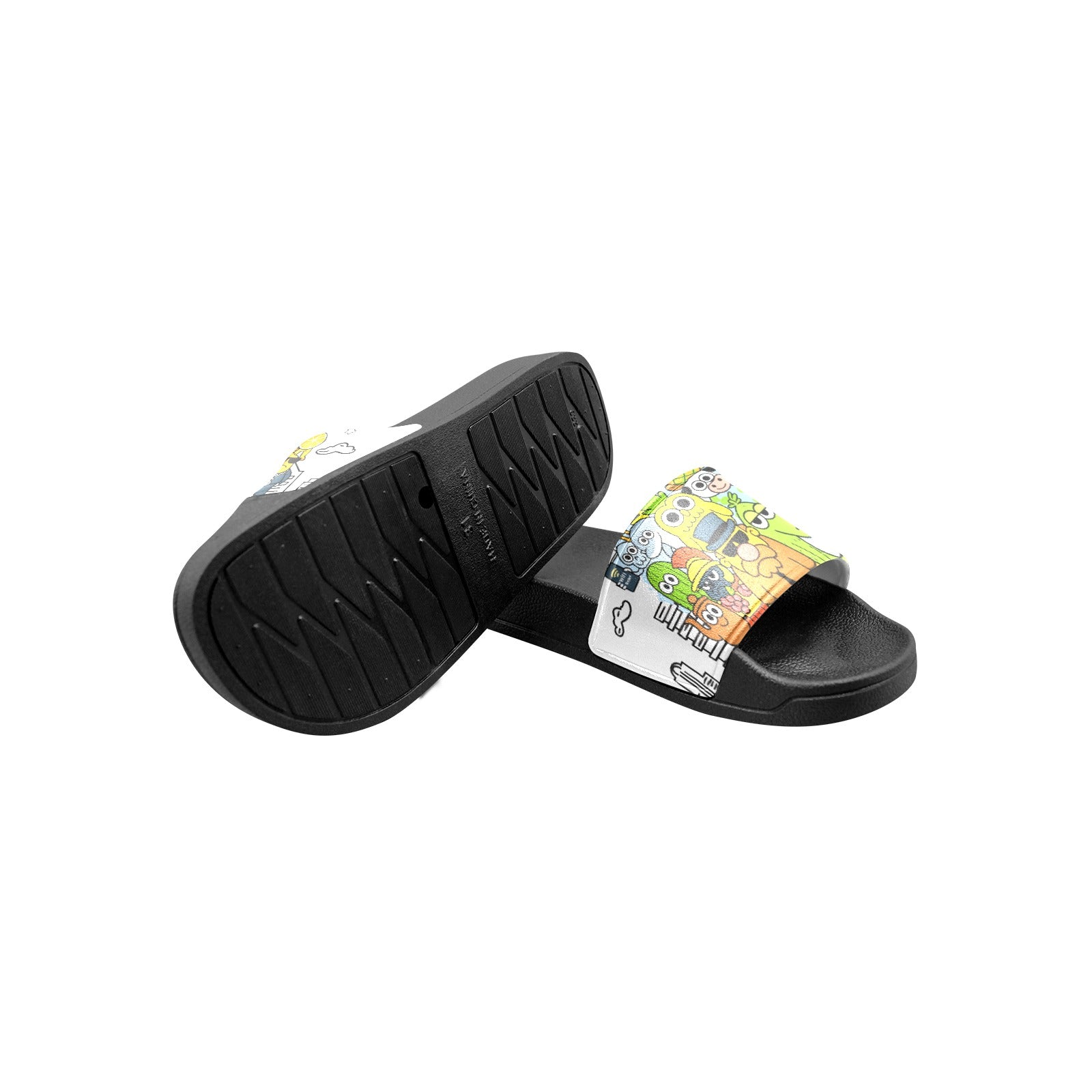 Kids Slippers | Soft Slip-On Sandals | Italian Brainrot Cartoon Design