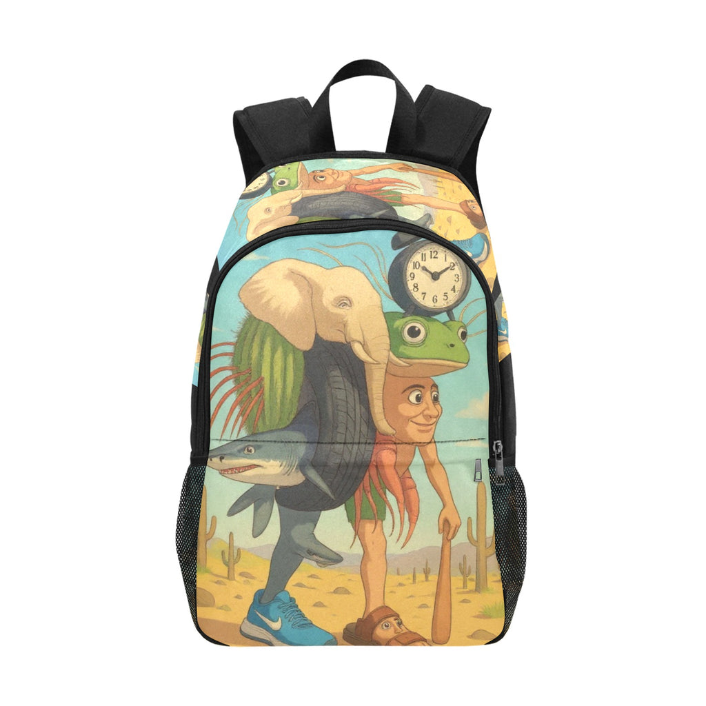 Italian Brainrot Kids Backpack | Trendy Youth Streetcore, featuring La Grande Combinasion