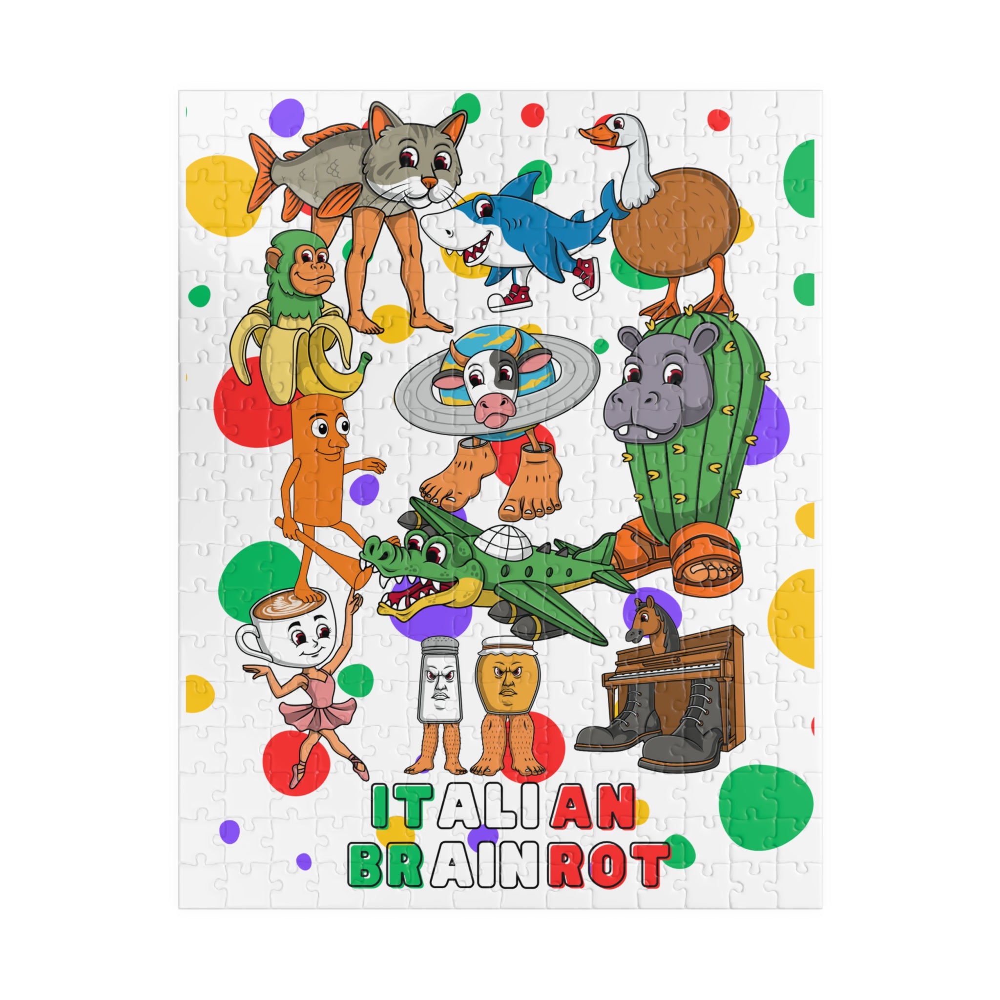 Kids Jigsaw Puzzle | Italian Brainrot | Fun Cartoon Design | Play, Solve, Frame & Display!
