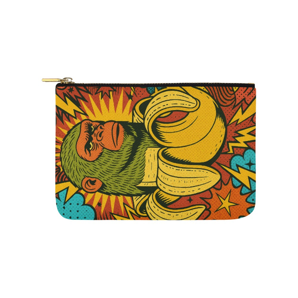Large Pencil Case - Retro Chimpanzini Bananini, Italian Brainrot Design