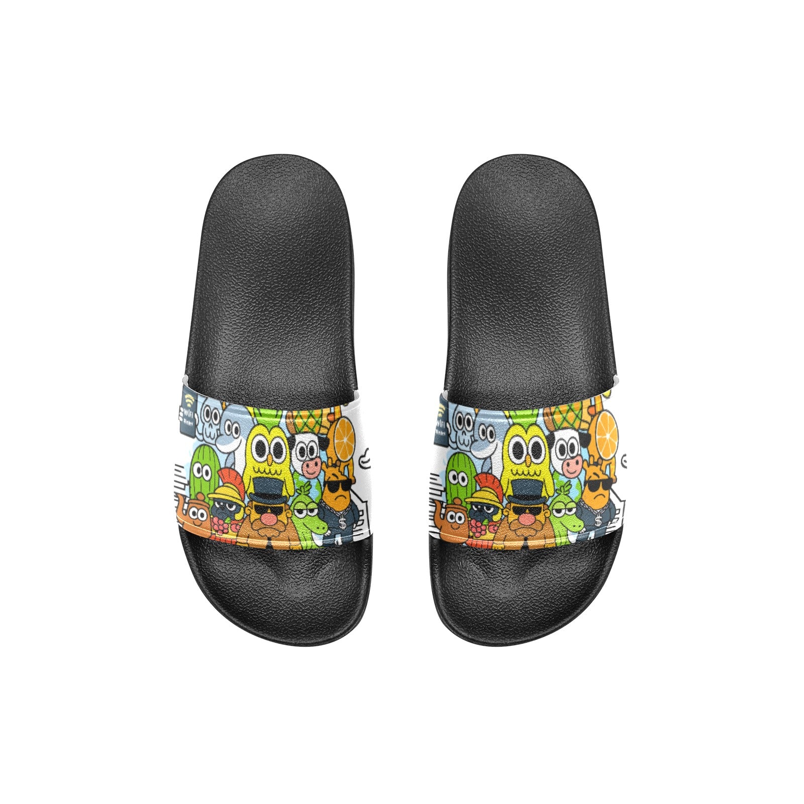 Kids Slippers | Soft Slip-On Sandals | Italian Brainrot Cartoon Design
