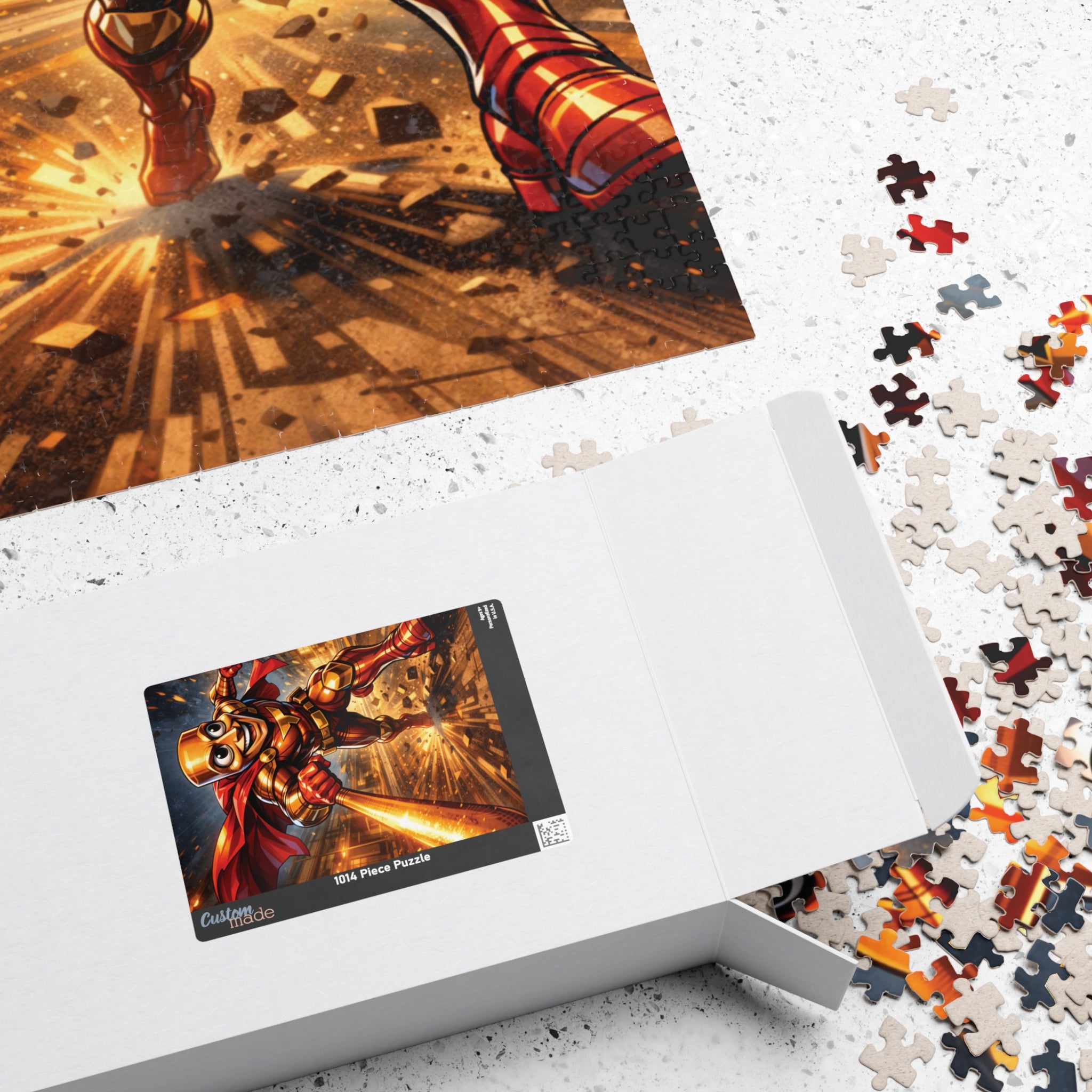 Jigsaw Puzzle | Tung Tung Tung Sahur | Superhero Themed | Italian Brainrot