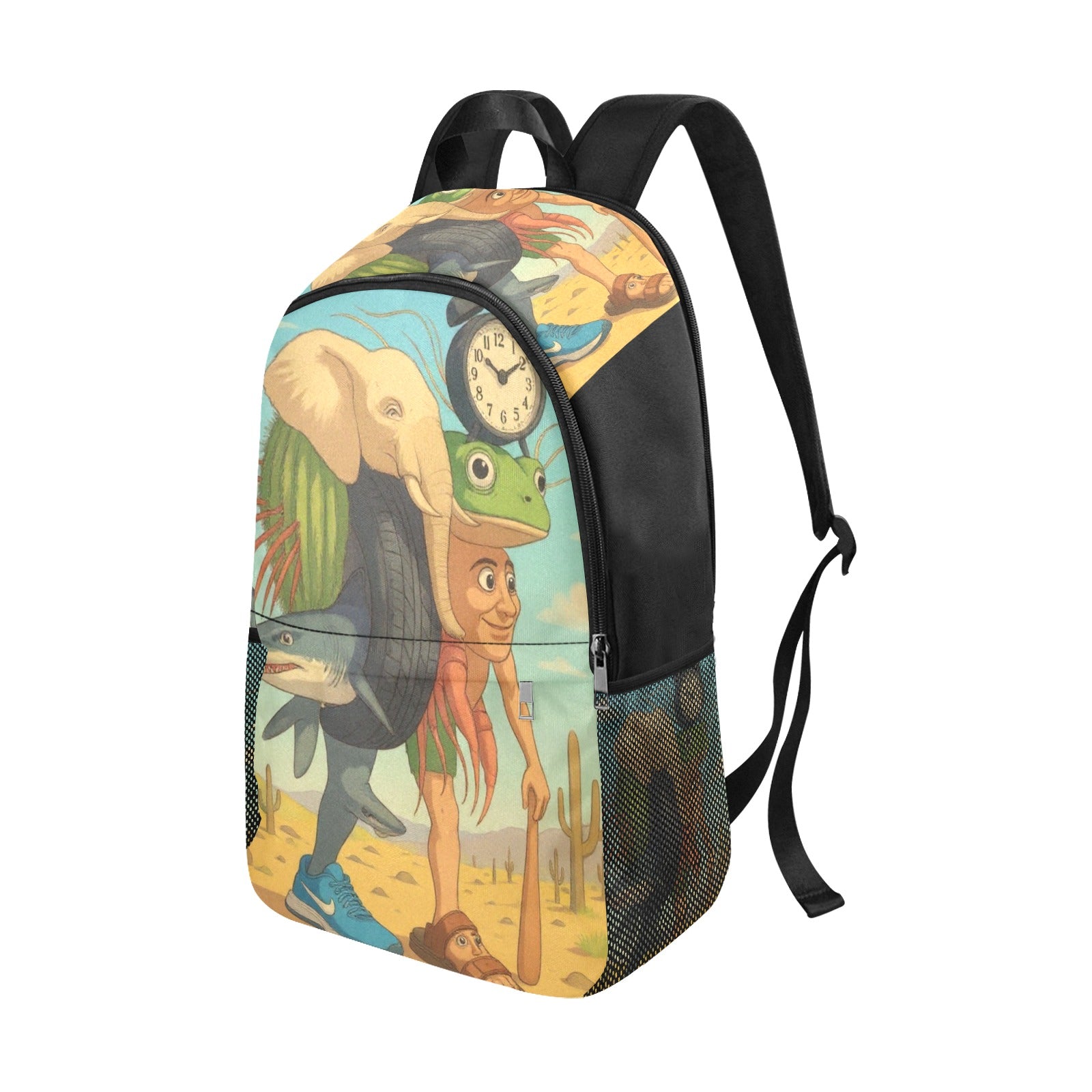 Italian Brainrot Kids Backpack | Trendy Youth Streetcore, featuring La Grande Combinasion