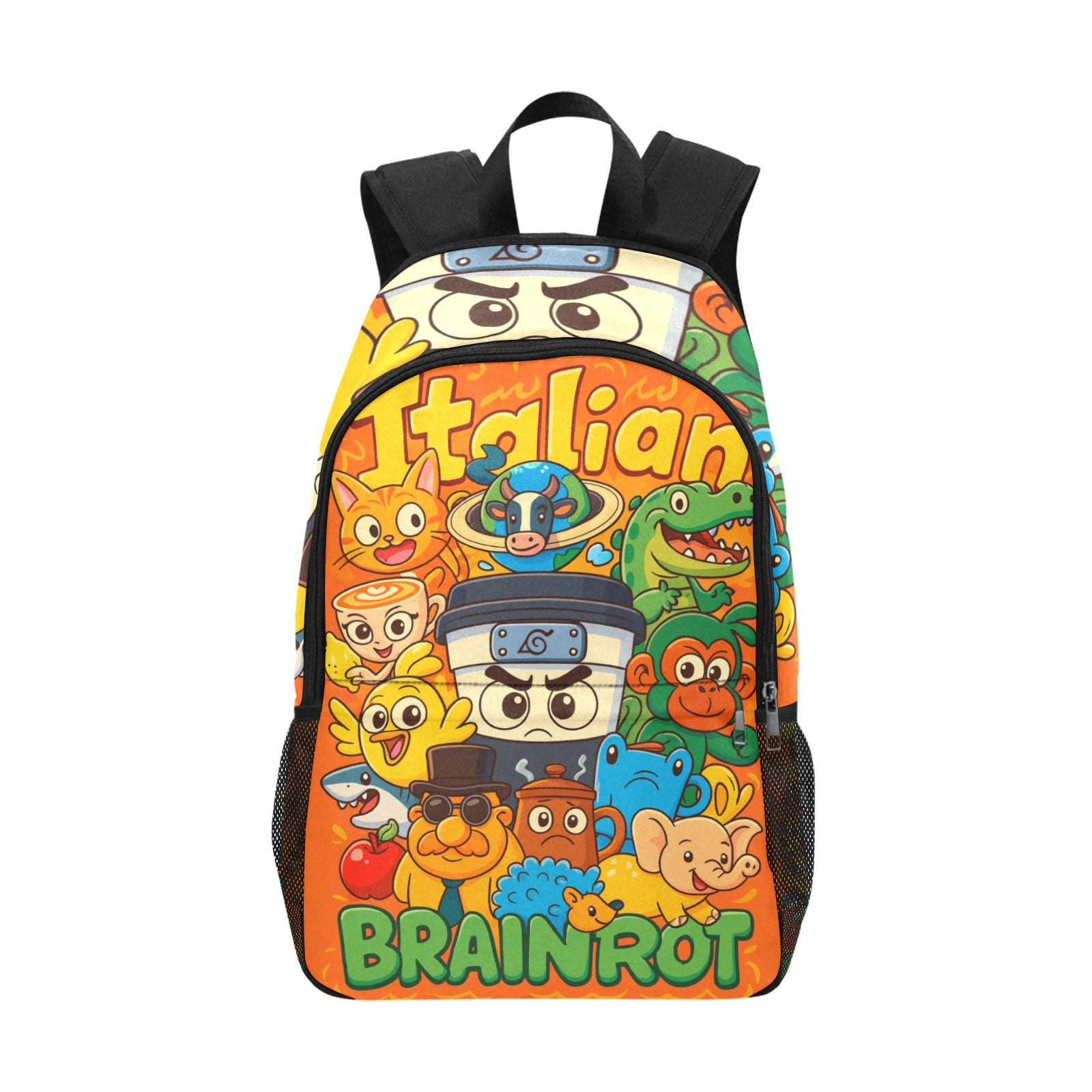 Italian Brainrot Kids Backpack | Fun Youth Streetwear