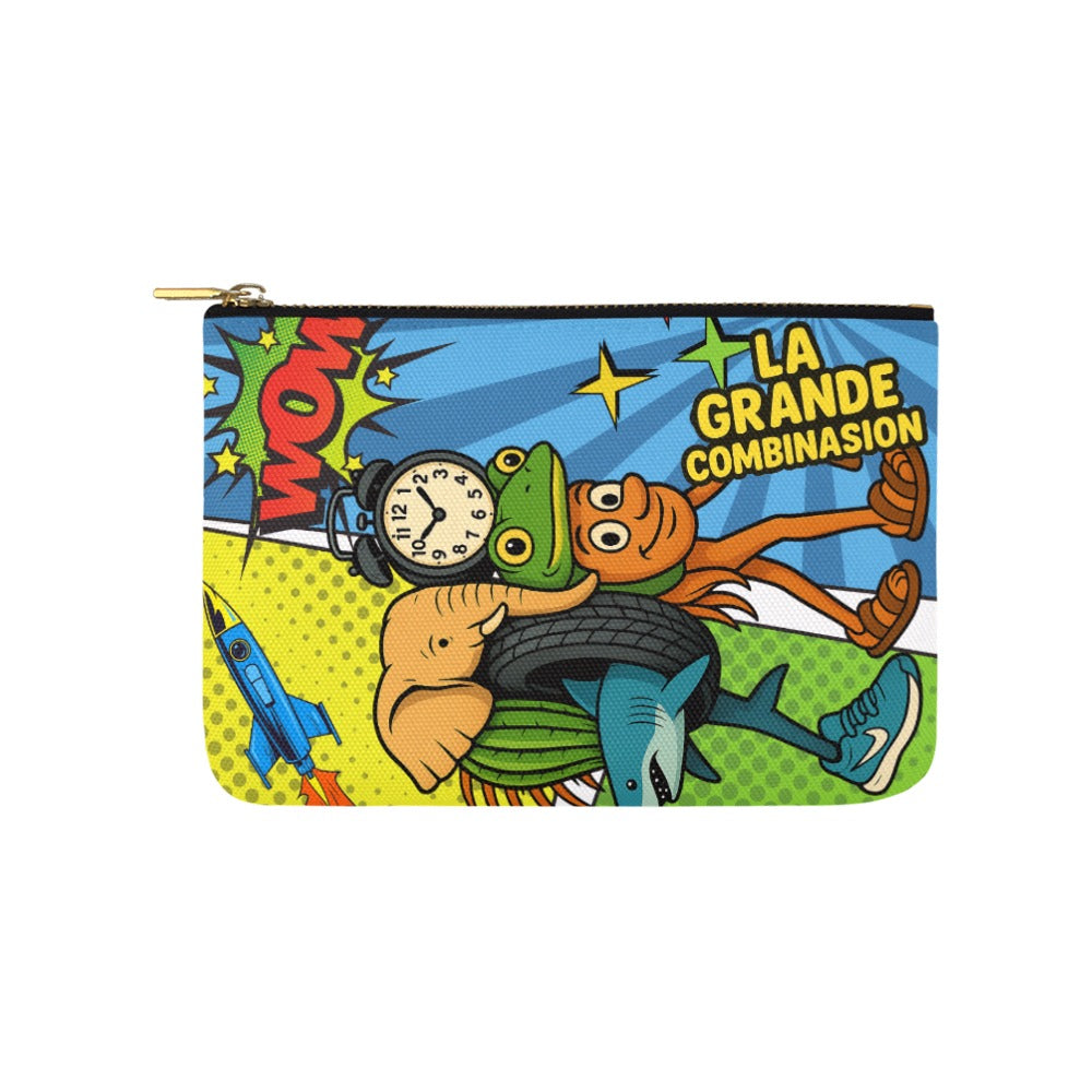 Italian Brainrot Large Pencil Case – Fun, Trendy & Aesthetic School or Travel Pouch, featuring La Grande Combinasion