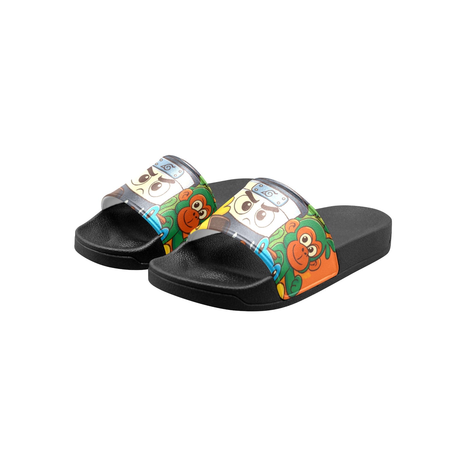 Kids Slippers | Soft Slip-On Sandals | Fun Italian Brainrot Cartoon Design