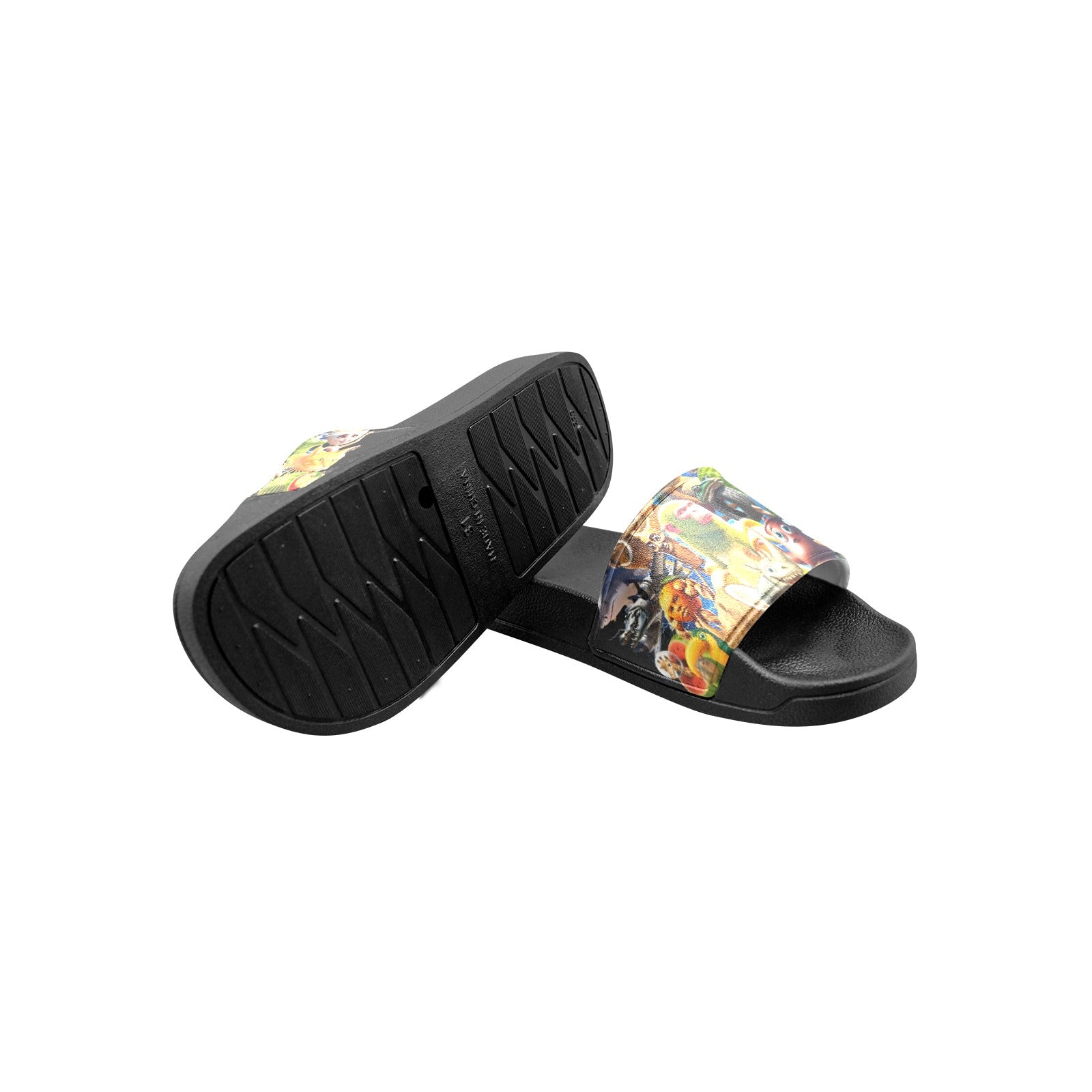 Kids Slippers | Soft Slip-On Sandals | Italian Brainrot Design