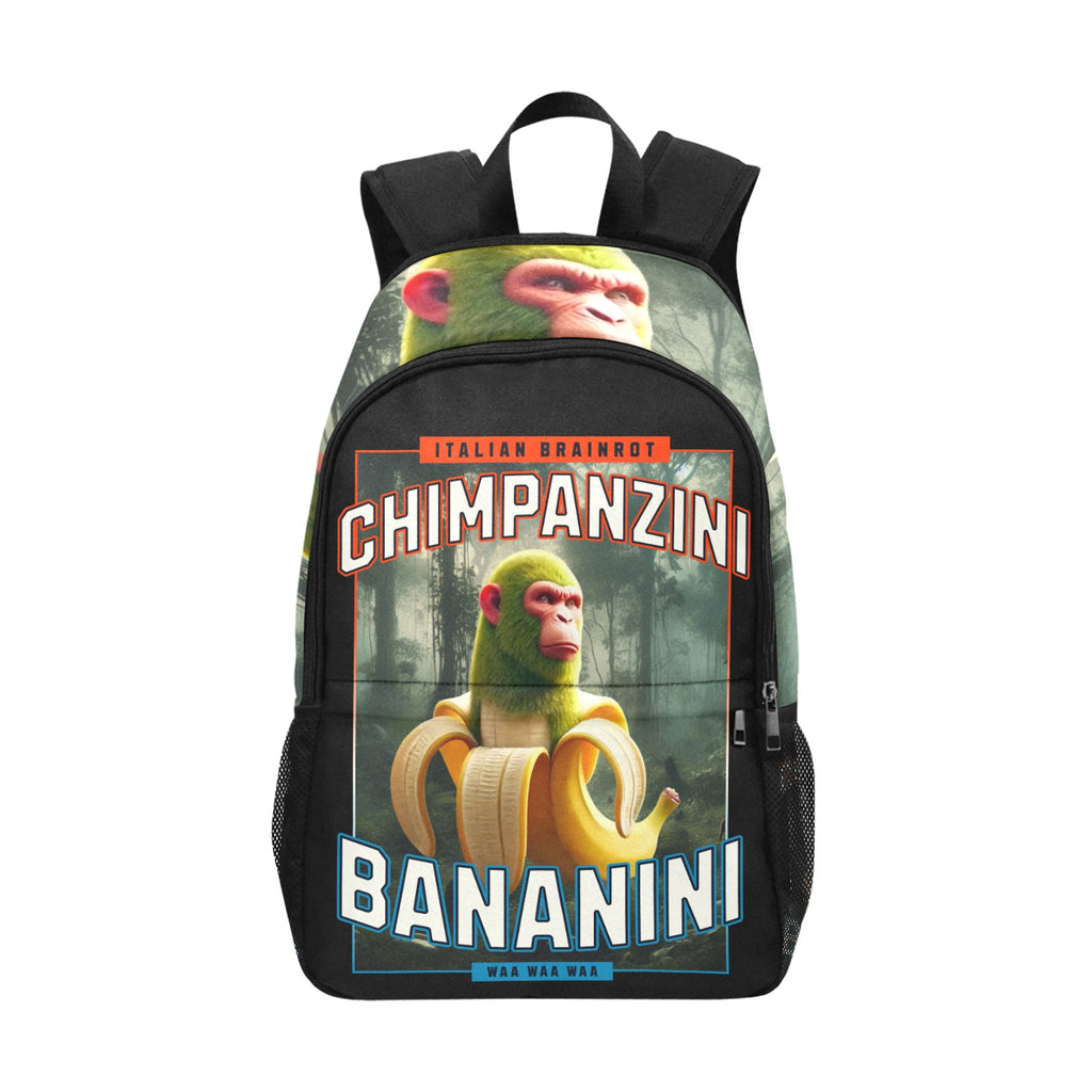 Italian Brainrot Kids Backpack | Trendy Youth Streetcore, featuring Chimpanzini Bananini