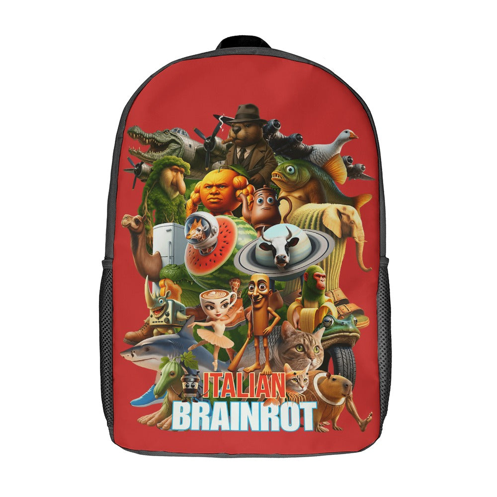 Italian Brainrot Backpack | Shoulder School Bag