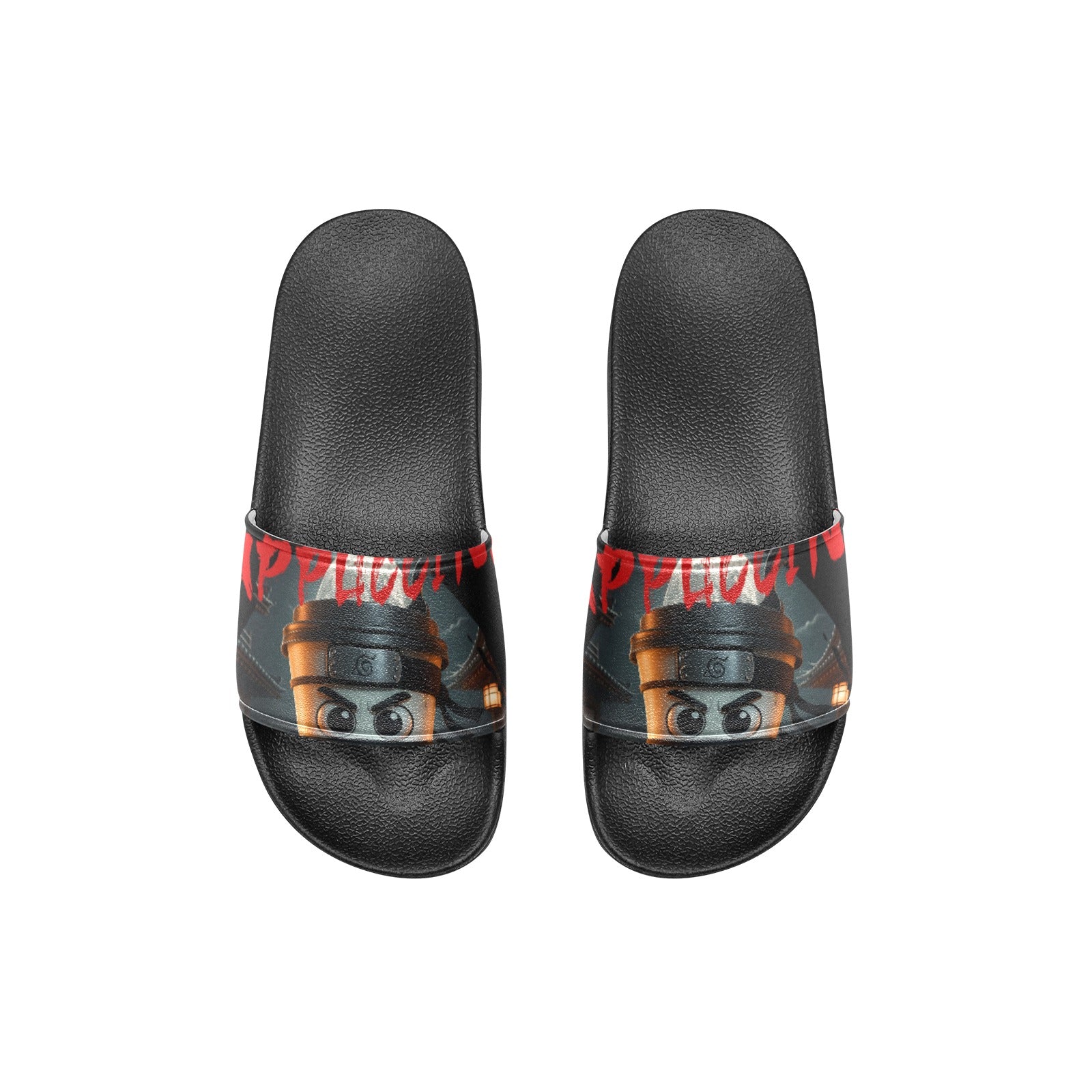 Kids Slippers | Soft Slip-On Sandals | Italian Brainrot | Cappuccino Assassino