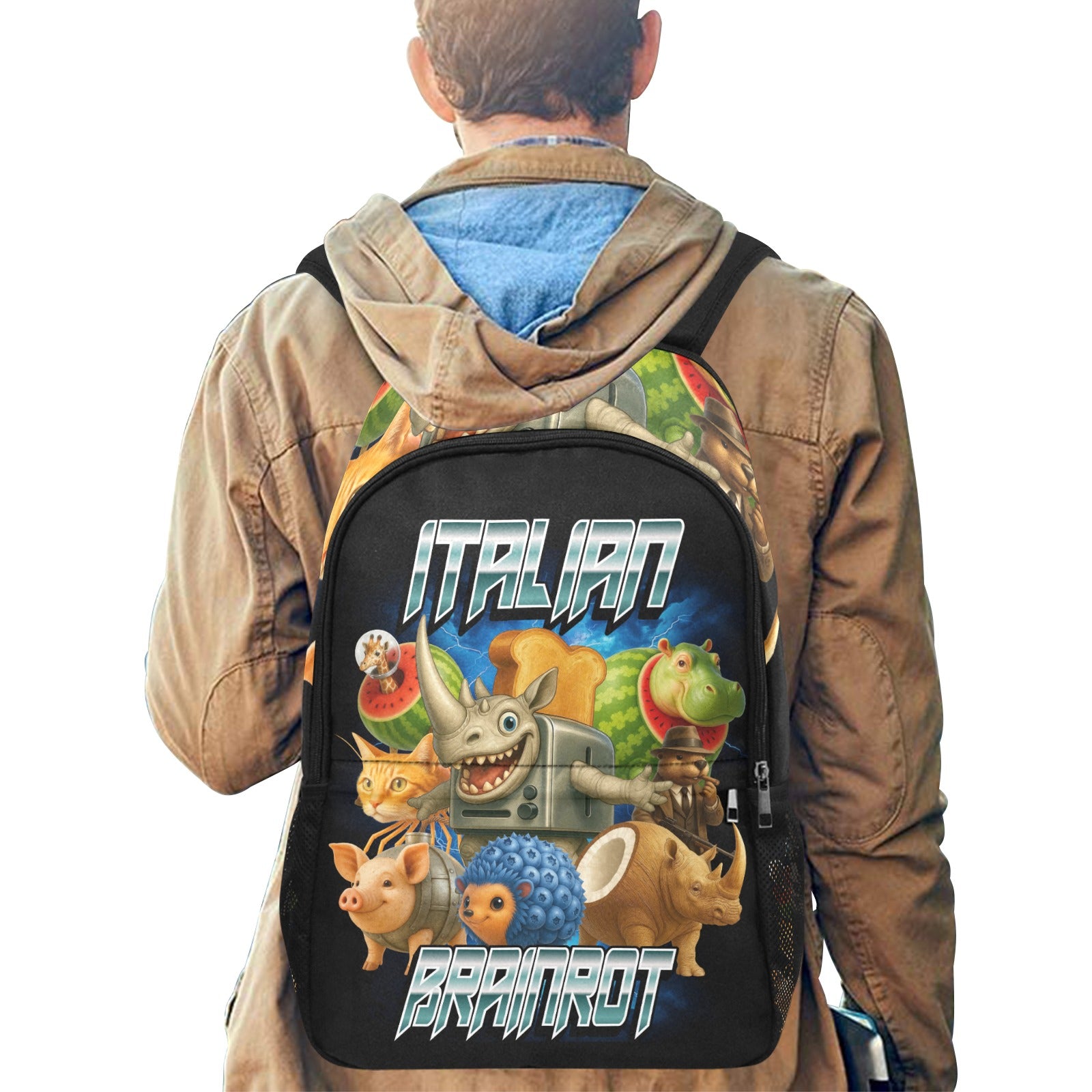 Italian Brainrot Kids Backpack | Trendy Streetcore