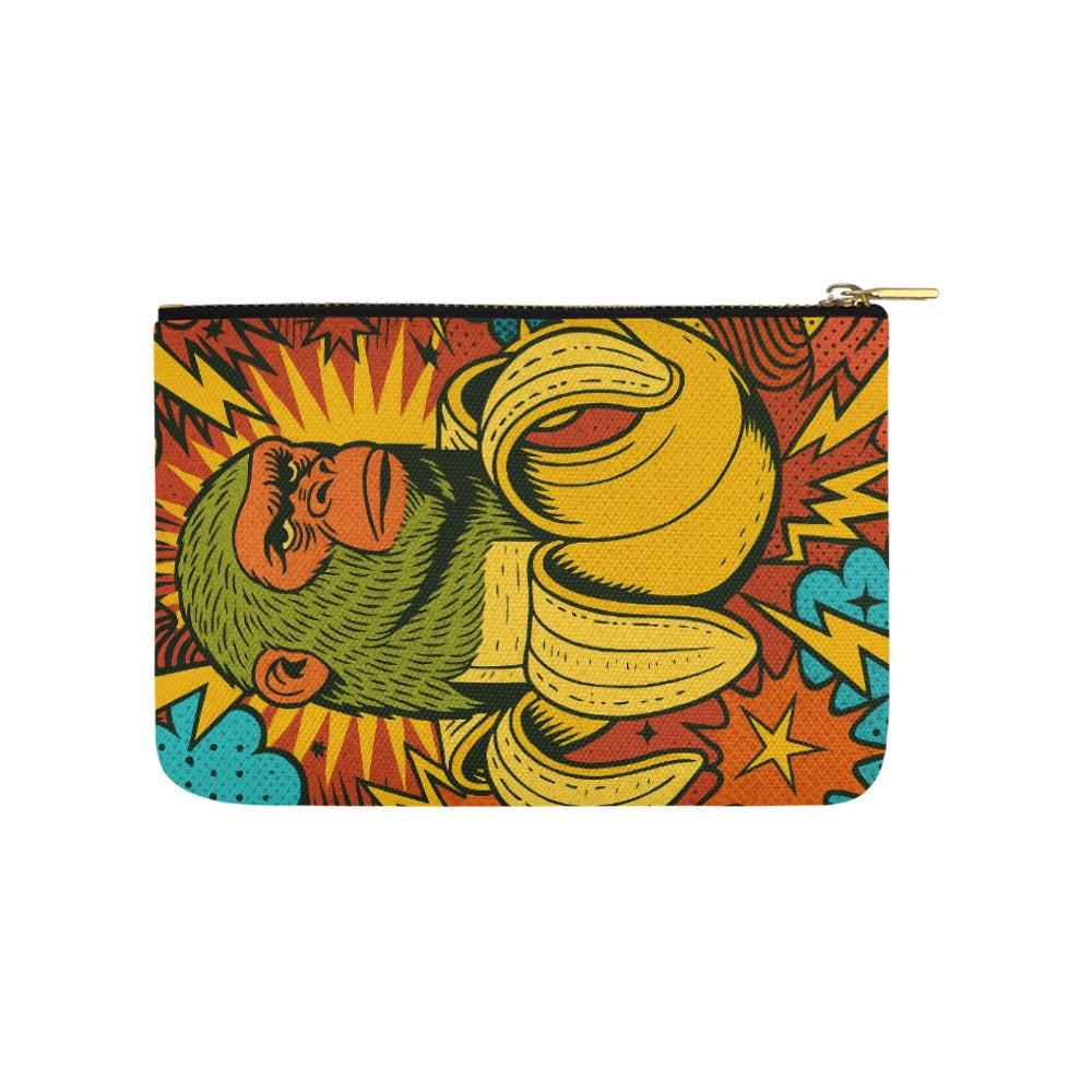 Large Pencil Case - Retro Chimpanzini Bananini, Italian Brainrot Design