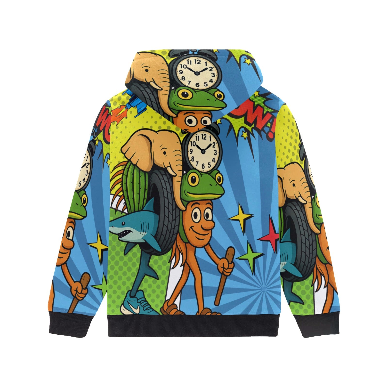 Italian Brainrot Long Sleeve | Little Boys Hoodie | Comic La Grande Combinasion