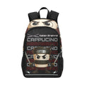 Italian Brainrot Kids Backpack | Trendy Youth Streetcore, featuring Cappuccino Assassino