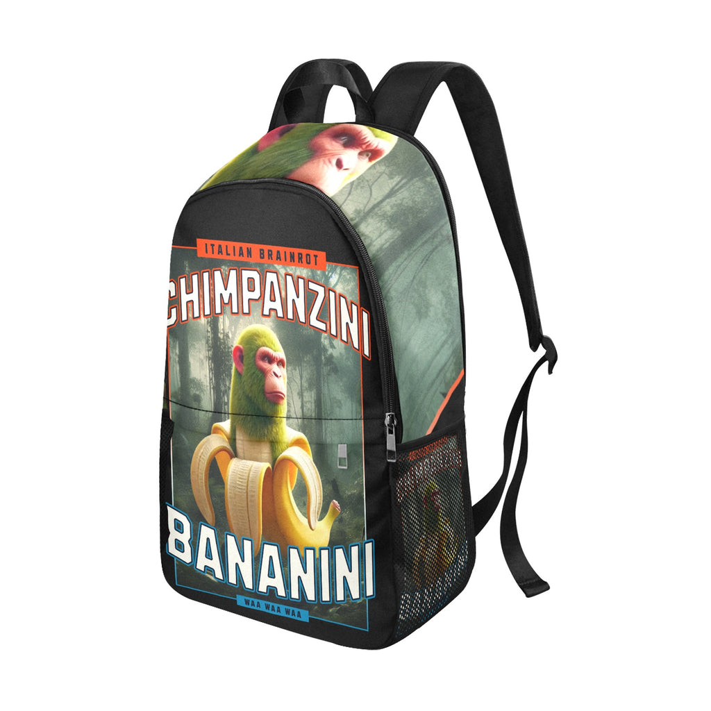 Italian Brainrot Kids Backpack | Trendy Youth Streetcore, featuring Chimpanzini Bananini